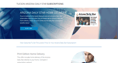 Desktop Screenshot of dailystarsubscription.com