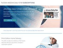Tablet Screenshot of dailystarsubscription.com